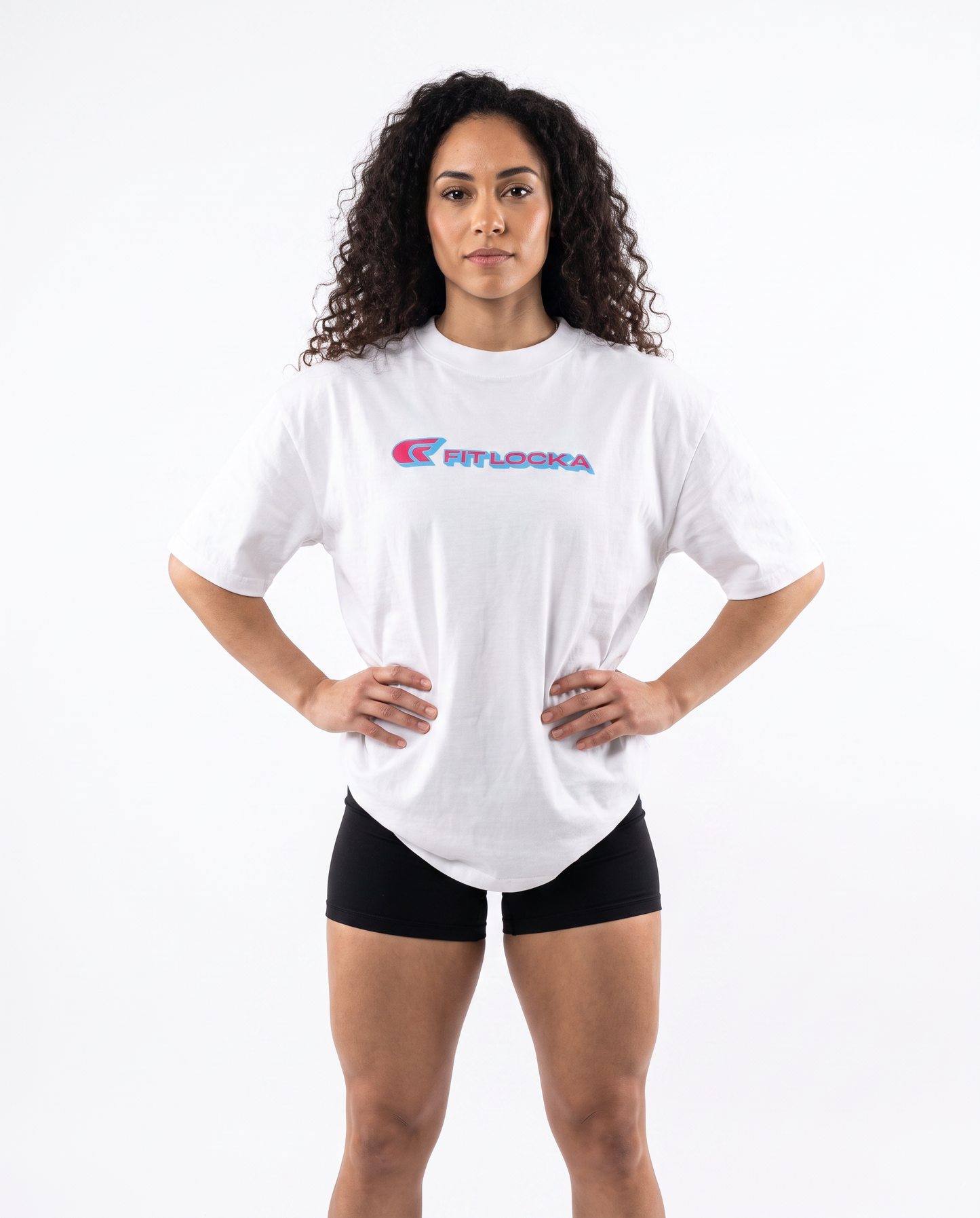Oversized White Uni Sex Graphic Heavy Weight T-shirt