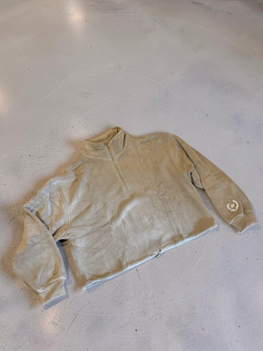 Fitlocka Fleecies Half Zip - Beige