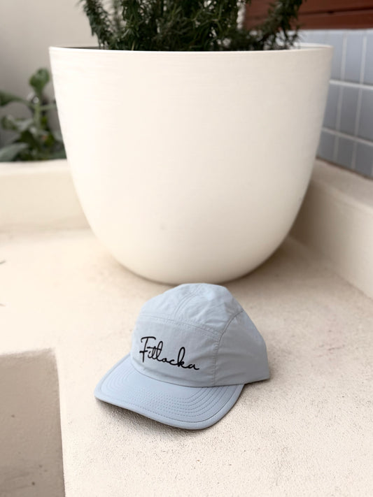 Nylon Training Cap - Cursive Grey