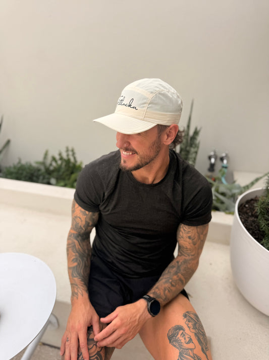 Nylon Training Cap - Cursive Off-White