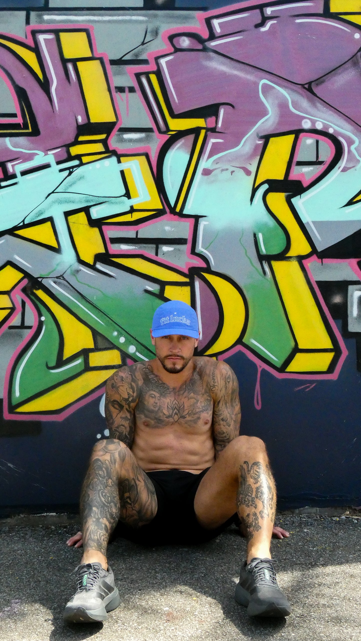 Nylon Training Cap - Blue