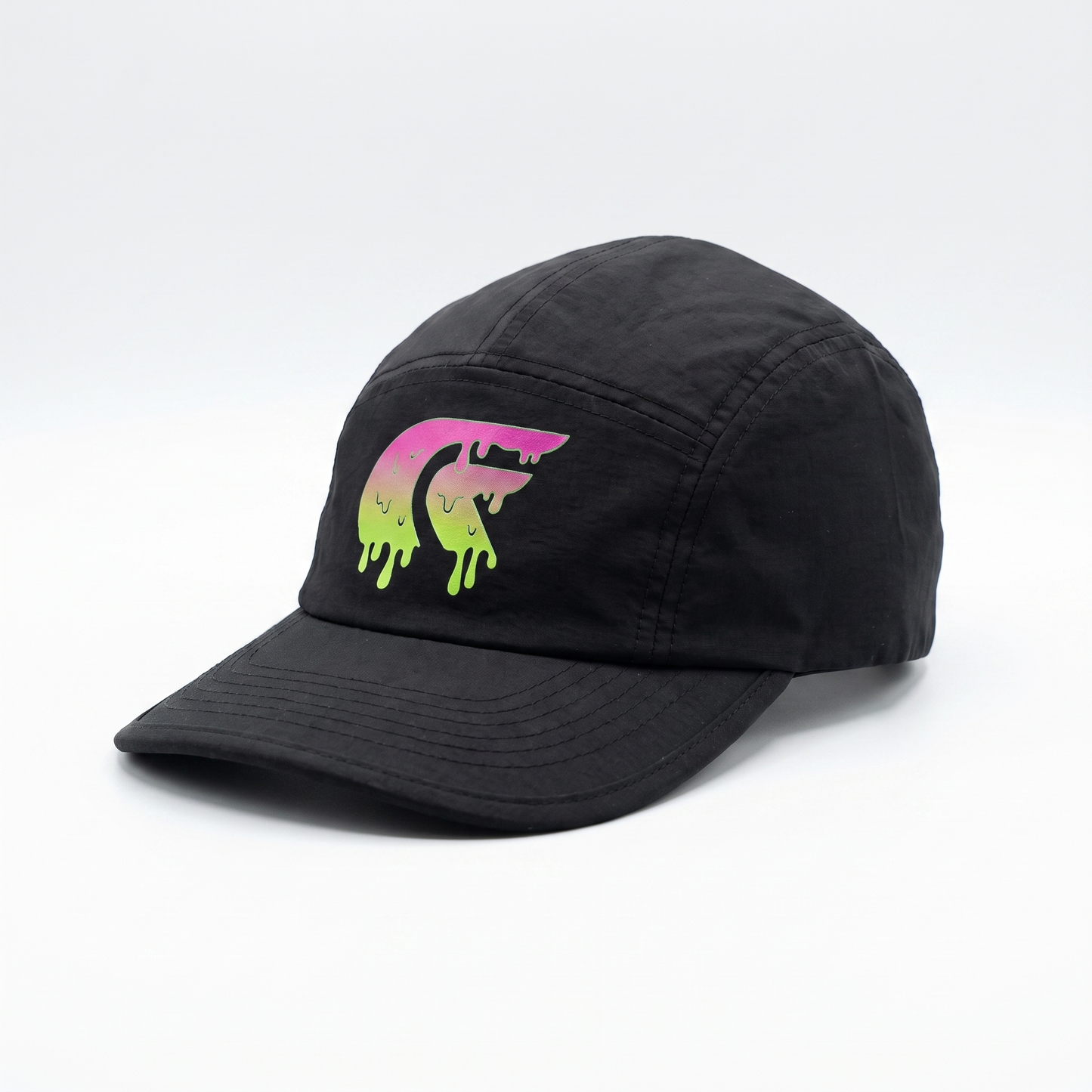 Nylon Training Cap - Black - Slime logo