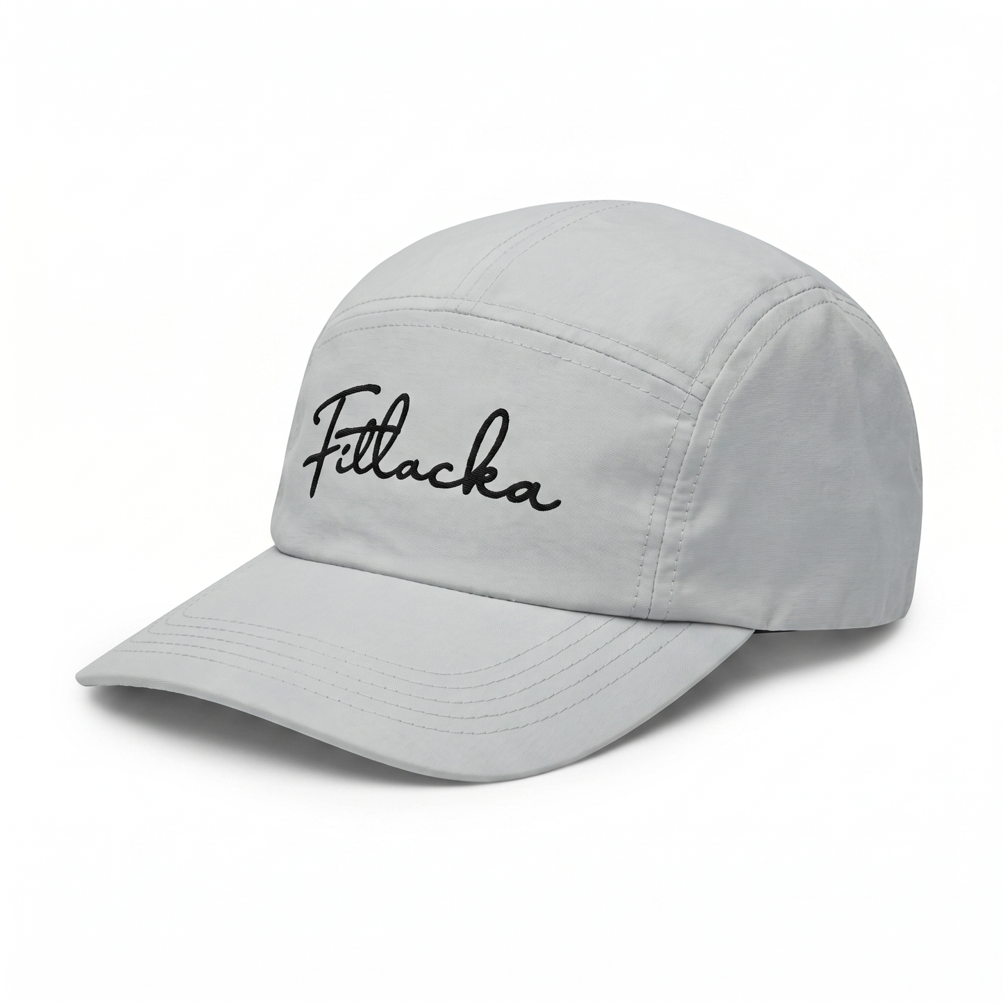 Nylon Training Cap - Cursive Grey