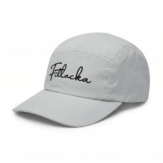 Nylon Training Cap - Cursive Grey