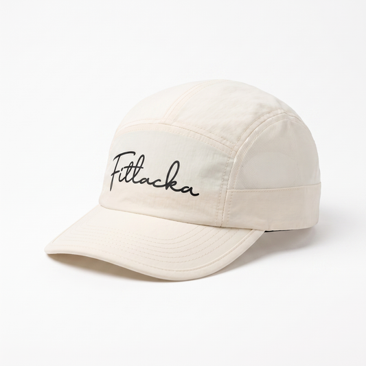 Nylon Training Cap - Cursive Off-White