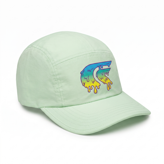 Nylon Training Cap - Light Green - Slime logo