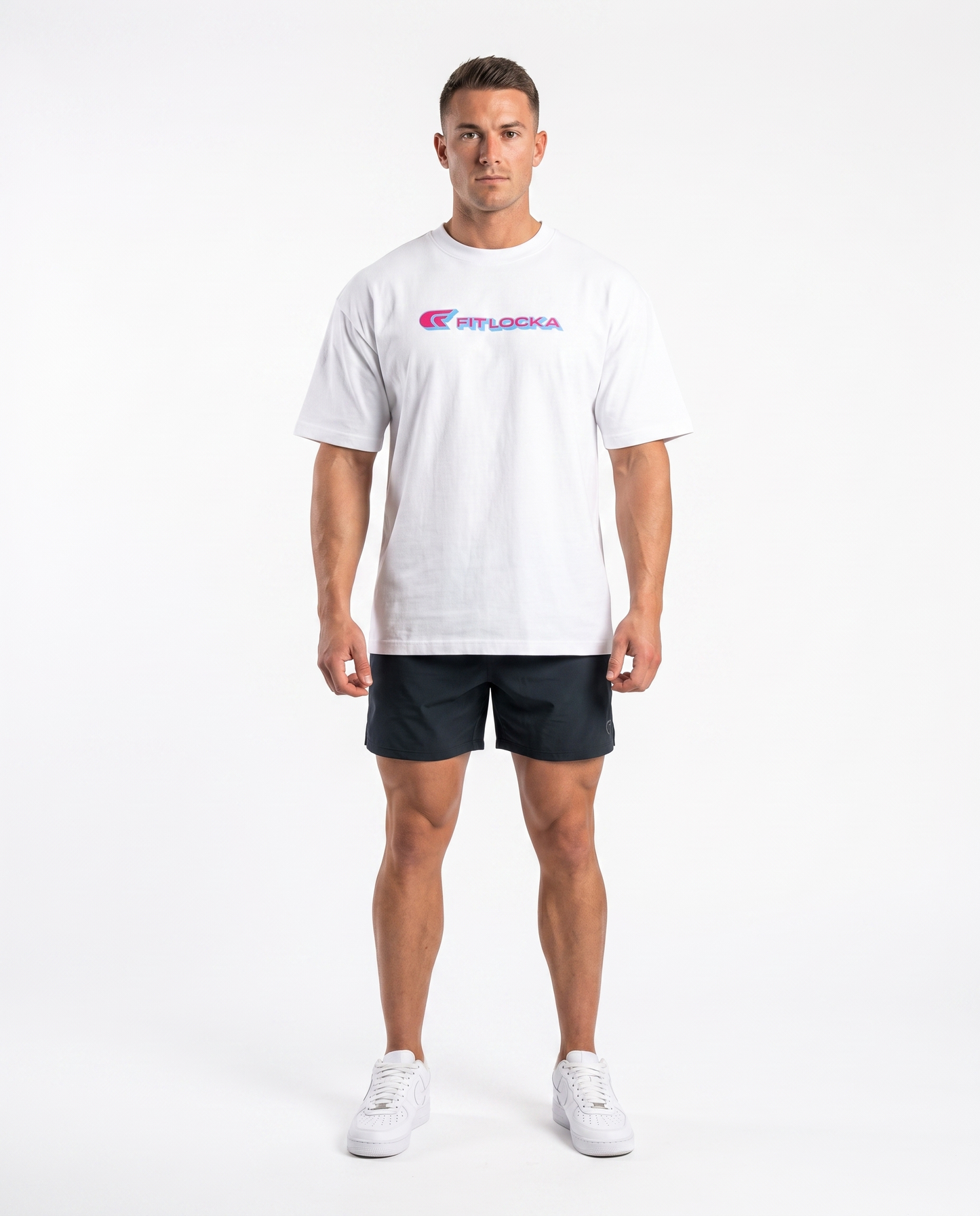 Oversized White Uni Sex Graphic Heavy Weight T-shirt
