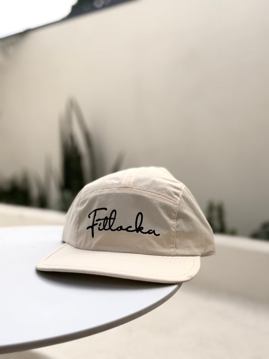 Nylon Training Cap - Cursive Off-White