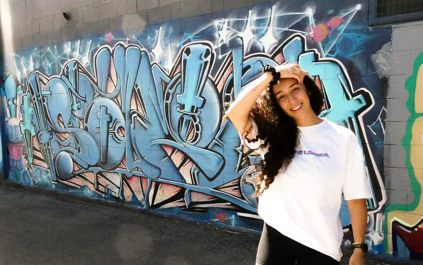 Oversized White Uni Sex Graphic Heavy Weight T-shirt
