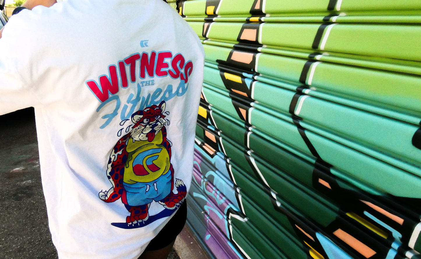 Oversized White Uni Sex Graphic Heavy Weight T-shirt