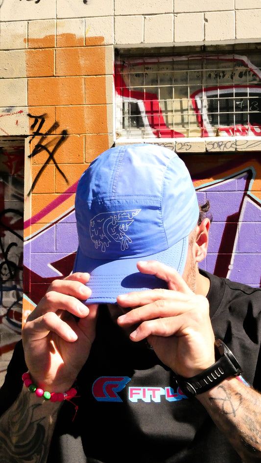 Nylon Training Cap - Blue - Slime logo