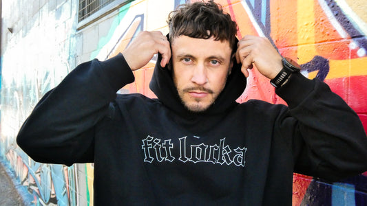 Black Uni Sex Oversized Logo Hoodies