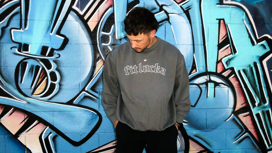 Charcoal Uni Sex Oversized Crewneck