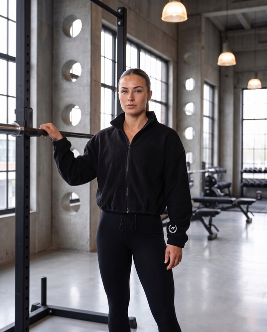 Fitlocka Fleecies Full Zip - Black
